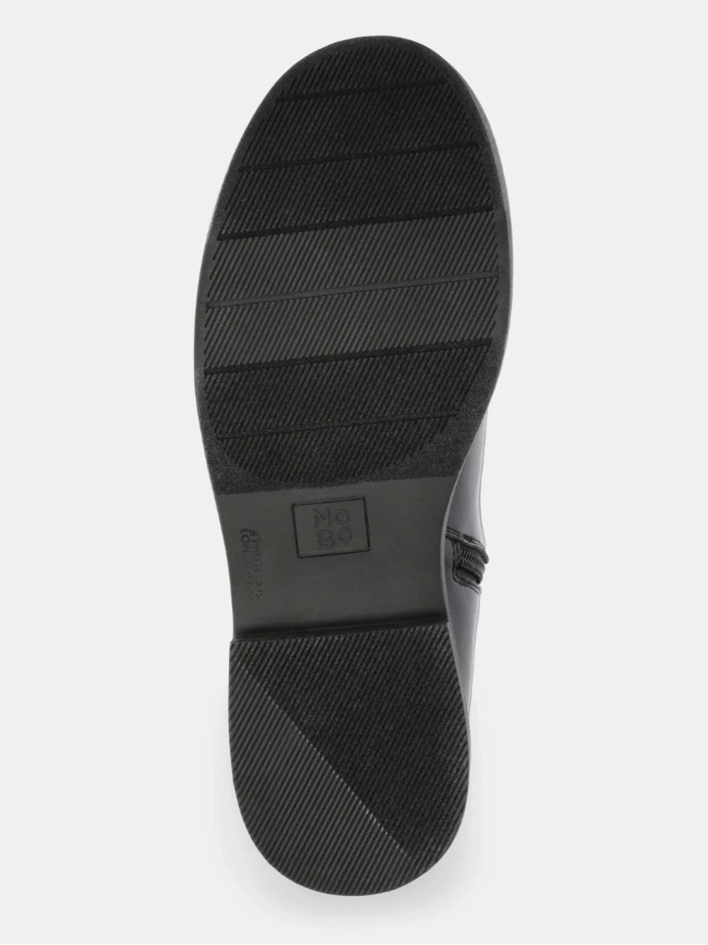 Women’s Black Chelsea Boot with Knit Ankle - Picture 5 of 7